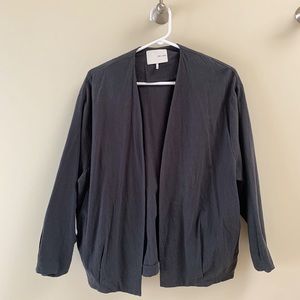 Oak and Fort grey bomber cardigan. Size small